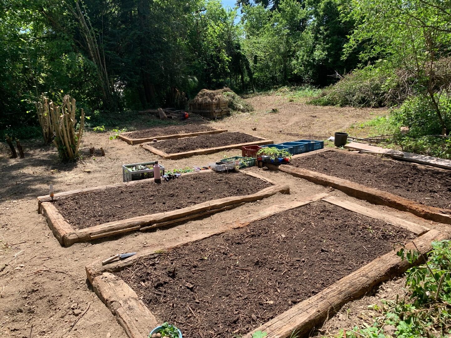 De moestuin